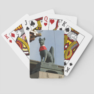 Kitsune キツネ (Fox) with Jewel in Mouth Playing Cards