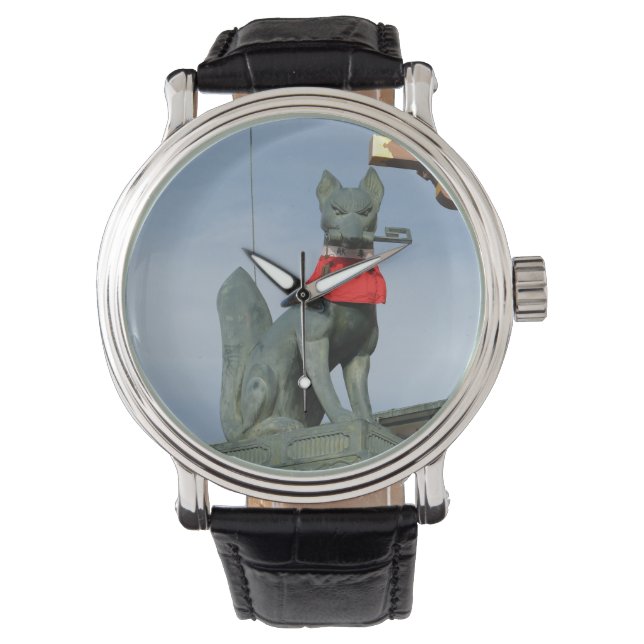 Kitsune キツネ (Fox) with Key in Mouth Watch (Front)