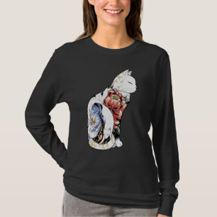 Kitsune Cat Tattoo - peony foxy Classic T-Shirt
