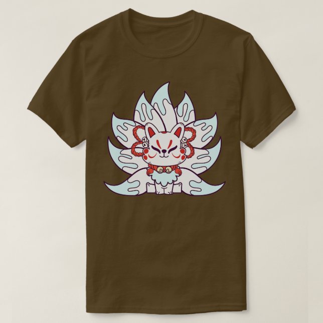 Kitsune fox 8 T-Shirt (Design Front)