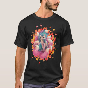 Kitsune Fox a Japanese 9 Tailed Fox a Kitsune  Fox T-Shirt