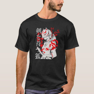 Kitsune Fox Spirit Animal  Inari Fox T-Shirt