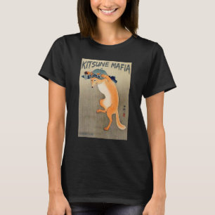 Kitsune Mafia,  Nine Tail Fox Spirit, Ukiyo-e Japa T-Shirt