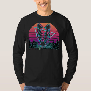 Kitsune Mask Fox Mask Retro T-Shirt