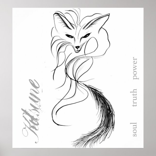 Kitsune Spirit Poster (Front)