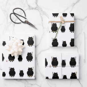 Kitt Katt Wrapping Paper Sheets