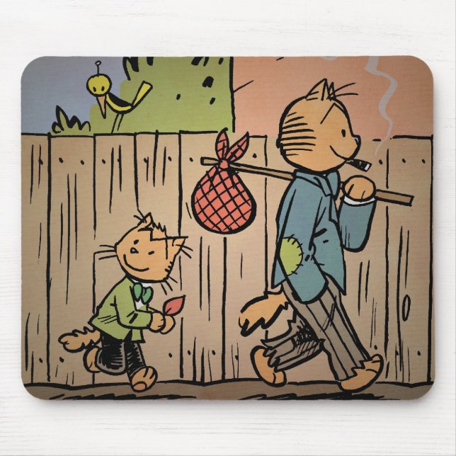 Kitteh and Pip Mouse Pad (Front)