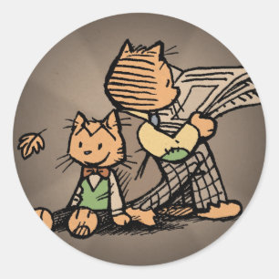 Kitteh and Pip Stickers