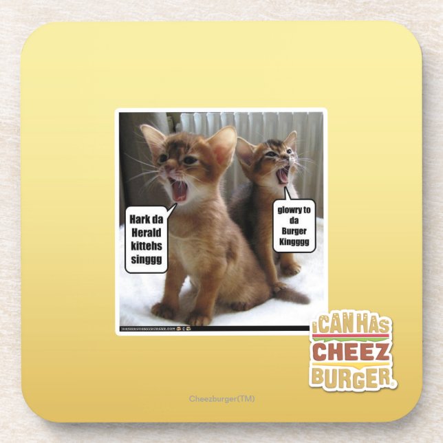 Kitteh carols coaster (Front)