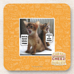 Kitteh carols coaster