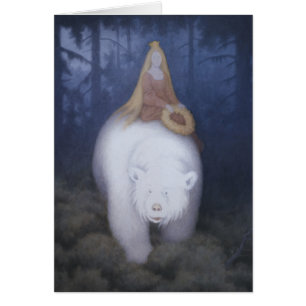Kittelsen King Valemon The white bear Card