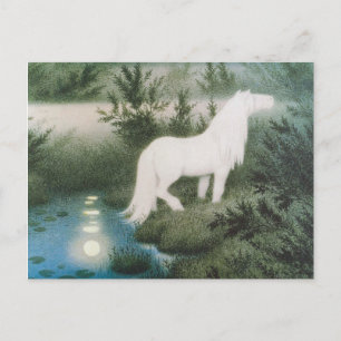 Kittelsen The neck as a white horse CC0823 Postcard