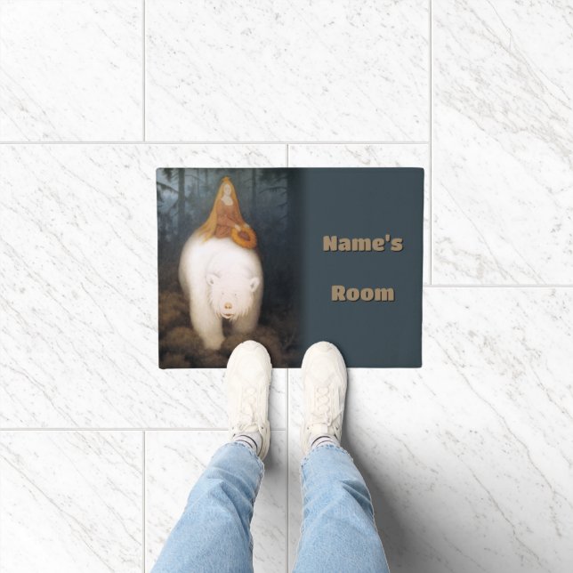 Kittelsen - White-Bear King Valemon Doormat (Indoor)
