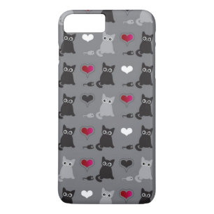 kitten and mice pattern iPhone 8 plus/7 plus case