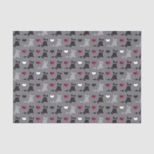 kitten and mice pattern tissue paper