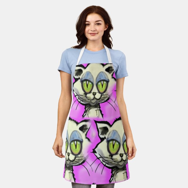 Kitten Apron (Worn)