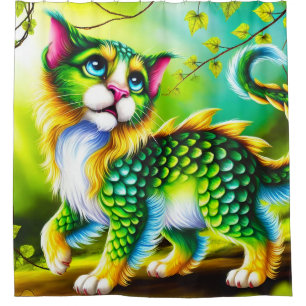 Kitten Art Shower Curtain
