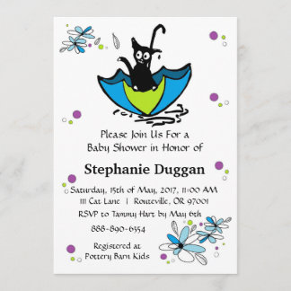 Kitten Baby Shower Invitation