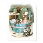 Kitten Bath by Louis Wain