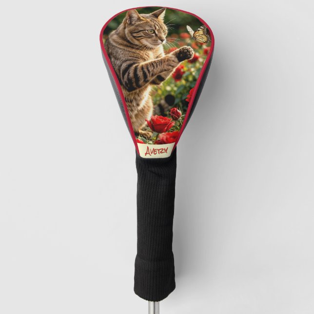 KITTEN Butterfly Driver Head Cover (Front)