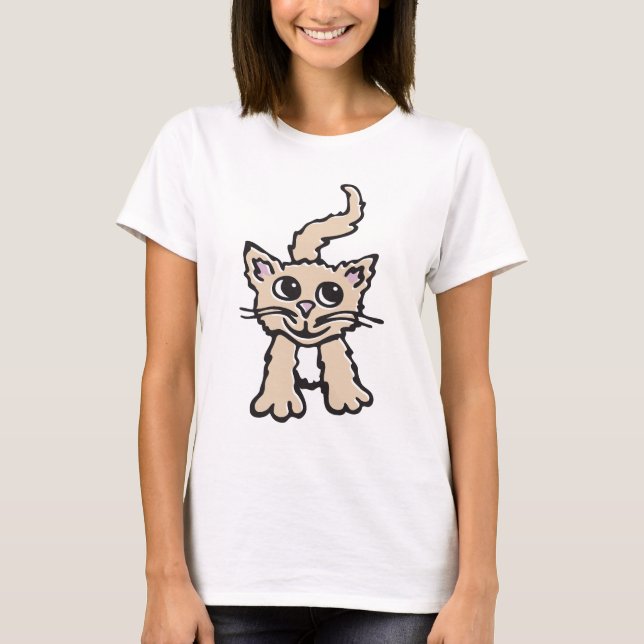 Kitten / cat graphic t-shirt (Front)