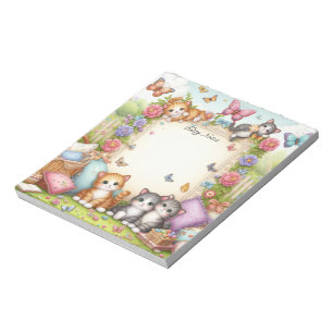 Kitten Cat Paradise Notepad