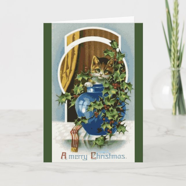 Kitten Christmas Card (Front)