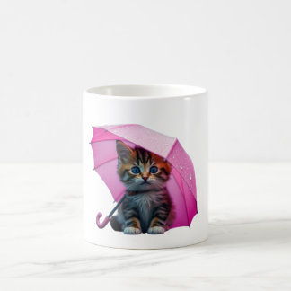Kitten coffee mug