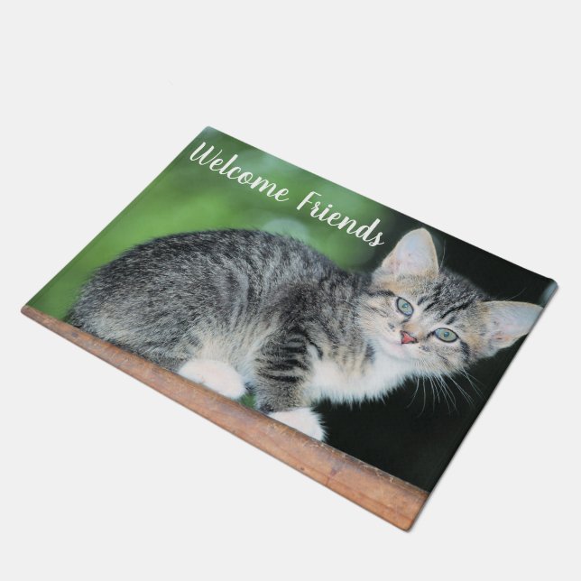 Kitten Doormat (Angled)