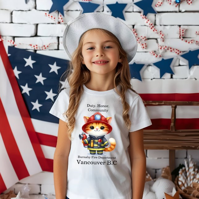 Kitten firefighter ready for action! T-Shirt (Creator Uploaded)