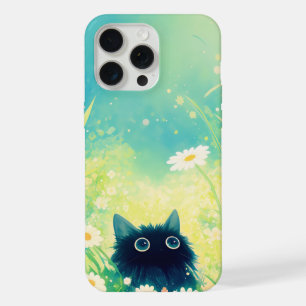 Kitten Flower Retreat iPhone 15 Pro Max Case