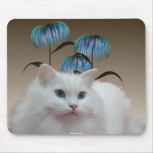Kitten Flowers Mousepad