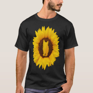 Kitten For Women Men Kitty Cat Sunflower 1 T-Shirt