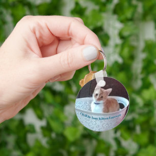 Kitten Funny ,Text And Photo May Be Replaced, Key Ring