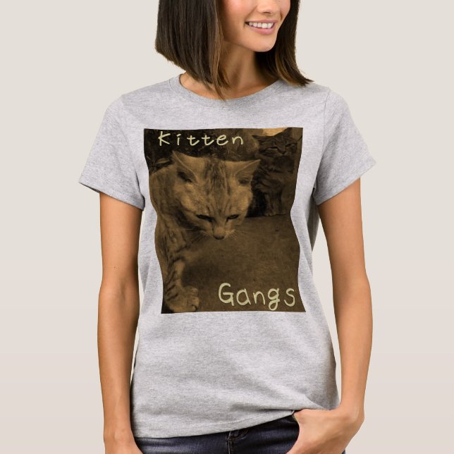 Kitten gangs T-Shirt (Front)