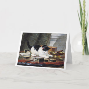 Kitten, Henriette Ronner-Knip Card