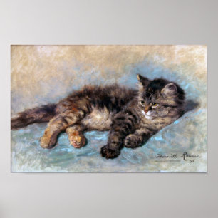 Kitten, Henriette Ronner-Knip Poster