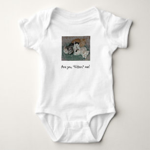 Kitten Humour Baby Bodysuit