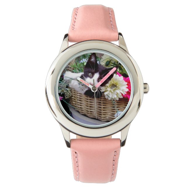 Kitten in a Basket Watch (Front)