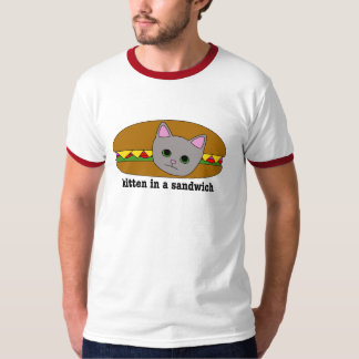 Kitten in a sandwich:the t-shirt! T-Shirt