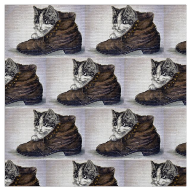 Kitten in a Shoe Fabric (Swatch)