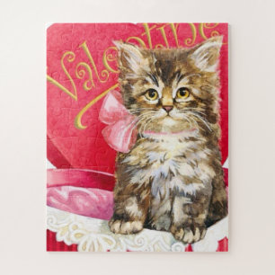 Kitten in Candy Box Jigsaw Puzzle