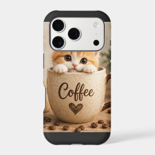 Kitten in Coffee Cup Charm