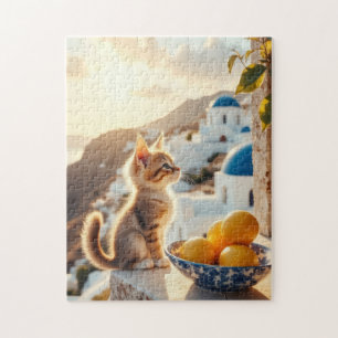 kitten in Italy Jigsaw Puzzle