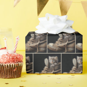 Kitten In Old Sneaker Wrapping Paper