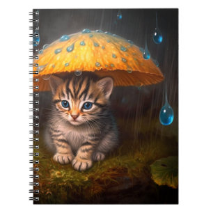 Kitten in the Rain Notebook