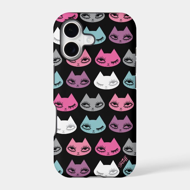 Kitten Iphone Case by Fluff (Back)