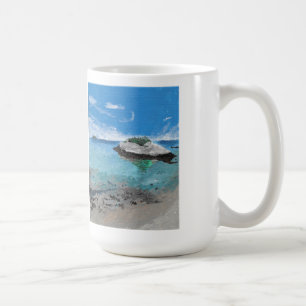 Kitten Island Maine, Large Coffee Mug