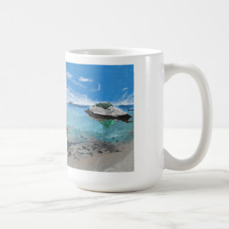 Kitten Island Maine, Large Coffee Mug