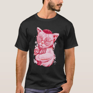 Kitten Jewish Style Kippa Headpiece Cat T-Shirt